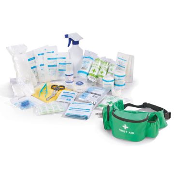 CLICK MEDICAL PERSONAL SPORTS KIT IN BUMBAG - Green