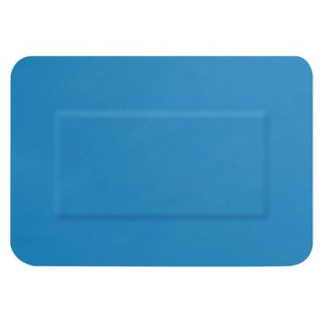 HYGIO PLAST BLUE DETECTABLE PLASTERS LARGE PATCH - Blue