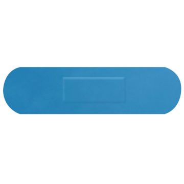 HYGIO PLAST BLUE DETECTABLE PLASTERS MEDIUM STRIP - Blue
