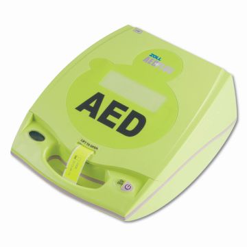 ZOLL AED PLUS SEMI AUTOMATIC DEFIBRILLATOR - Lime Yellow