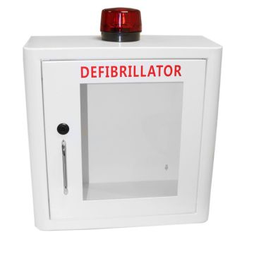 DEFIBRILLATOR MILD STEEL CABINET INTERNAL WHITE - White