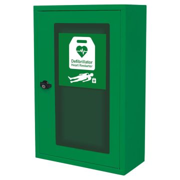 INDOOR DEFIBRILLATOR CABINET AND MULTIPLE PURPOSE STORAGE - Grey