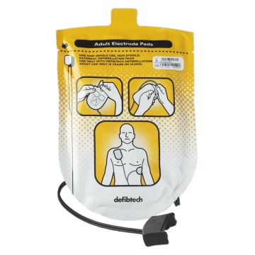 LIFELINE ADULT DEFIBRILLATOR PAD SET (DDP-100) - White