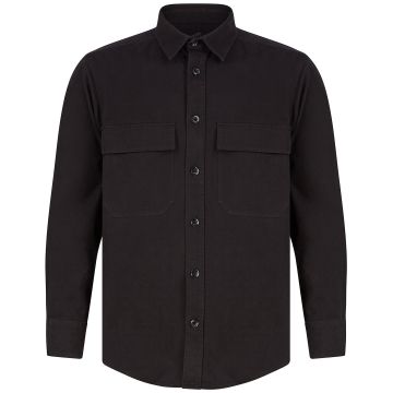 Drill overshirt - Black - XS