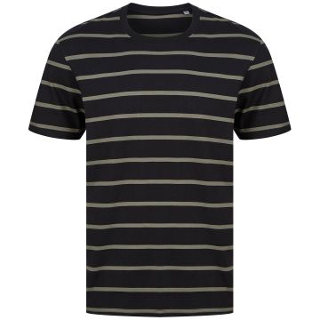 Striped T - Black/Khaki - XS