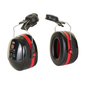PELTOR OPTIME 3 HELMET ATTACH - Black