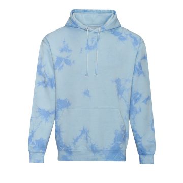 Tie dye hoodie - Blue Cloud - S