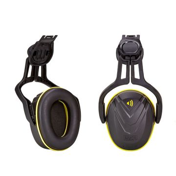 V-GARD HELMET MOUNTED EAR DEFENDER YELLOW MEDIUM - Yellow