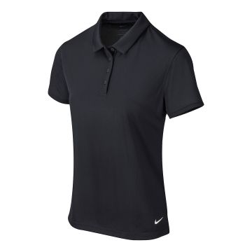 Women’s Nike victory solid polo - Black/White - XS