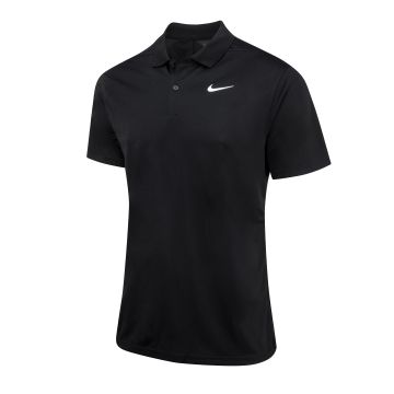 Nike Dri-FIT victory solid polo - Black/White - S