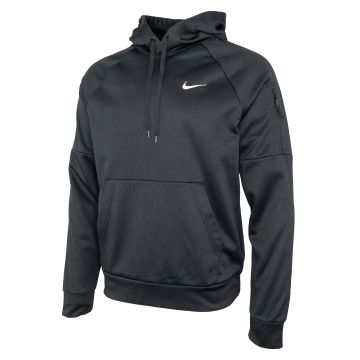Nike men’s pullover fitness hoodie - Black/Black/White - M