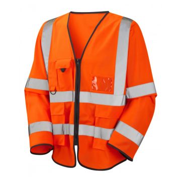 Beeswift Hi-Vis Long Sleeve Executive ID Jerkin