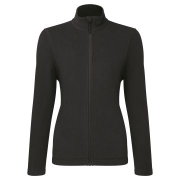 Women’s ‘Recyclight’ full-zip microfleece - Black - XS