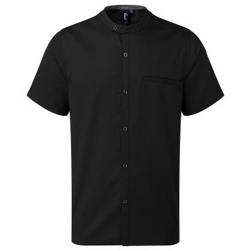 Chef's 'Recyclight' Short Sleeve Shirt - Black - XS