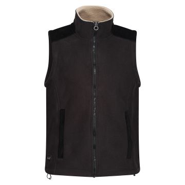 Faversham fleece bodywarmer - Black - S