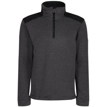 Holbeck half zip fleece - Black - S