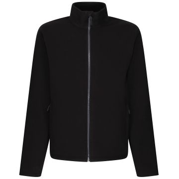 Honestly made recycled full zip microfleece - Black - M
