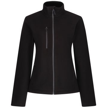 Women's Honestly made recycled full zip fleece - Black - Wom 10