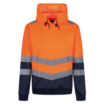 Pro hi-vis overhead hoodie - Orange - S