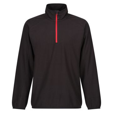 Navigate half-zip fleece - Black/Classic Red - S