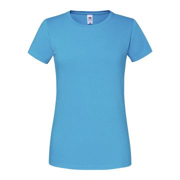 Women's Iconic 195 ringspun premium t-shirt - Azure Blue - XS