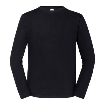 Iconic 195 ringspun premium long sleeve T - Black* - XS