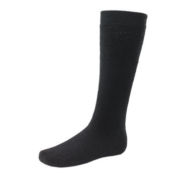 THERMAL TERRY SOCK LONG BLACK - Black