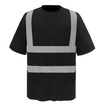 Hi-vis short sleeve t-shirt (HVJ410) - Black - S