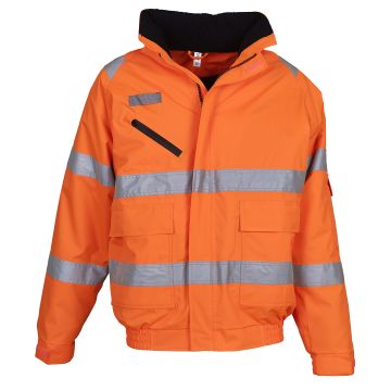 Hi-vis fontaine flight jacket (HVP209) - Orange - S